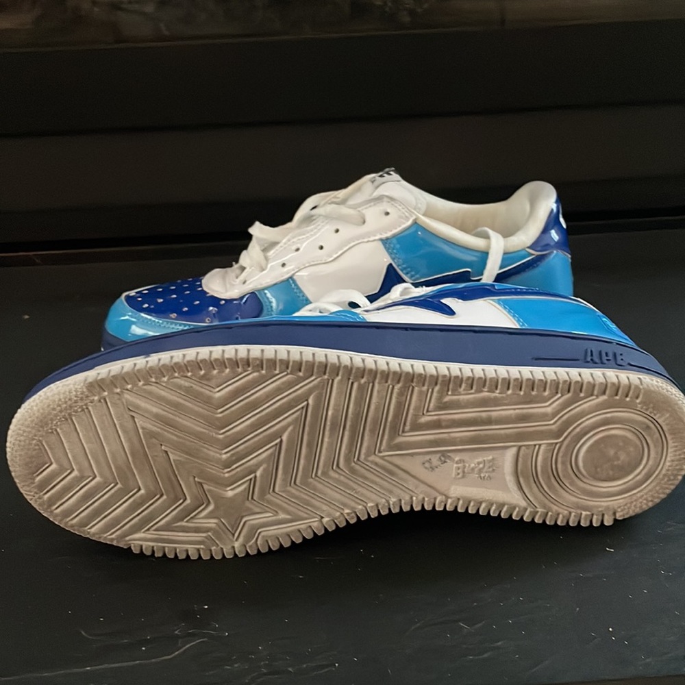 A Bathing Ape Bape Sta Navy FS-001 Sneaker DS Size 13 Used excellent condition - Picture 5 of 14